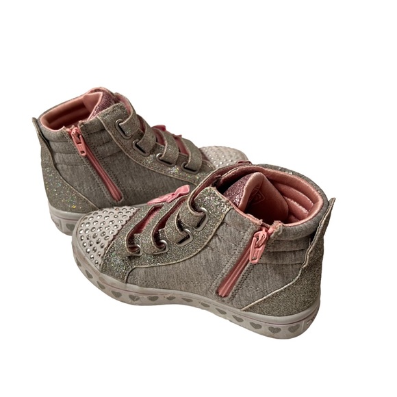 Skechers Twinkle Toes Toddler Girls Size 10 - Picture 5 of 10